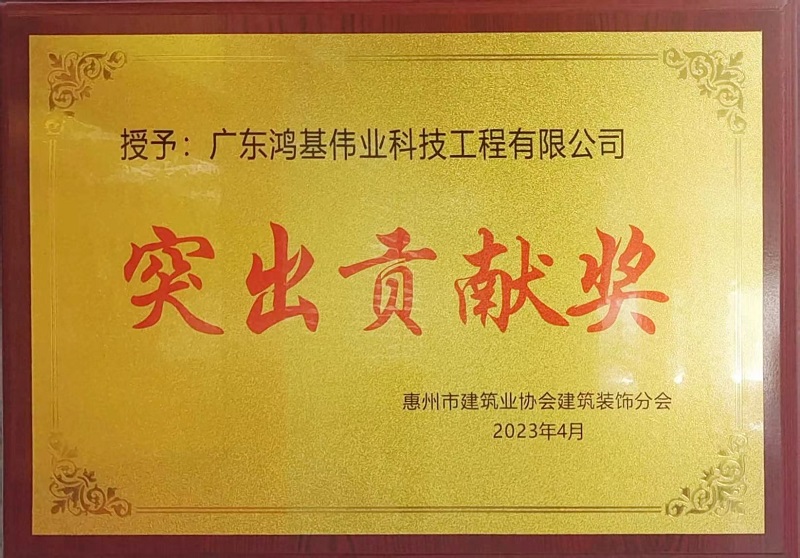 突出贡献奖